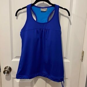 Athleta Royal Blue Racerback Tank Top